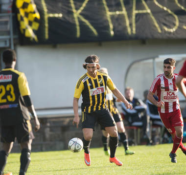 IFK Hässleholms Mert Yanev i matchen i division 2 mellan