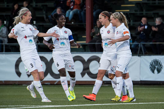 Rosengårds Amanda Ilstedt, Anita Asante och Lieke Martens