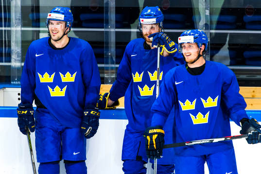 Jimmie Ericsson, Adam Larsson och Gustav Nyquist