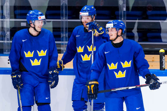 Jimmie Ericsson, Adam Larsson och Gustav Nyquist