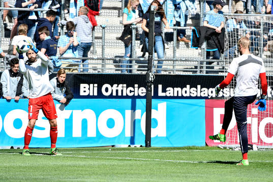 Malmö FFs målvakt Johan Wiland och målvakt Fredrik