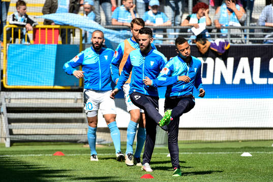 Malmö FFs Guillermo Molins, Erdal Rakip och Tobias Sana
