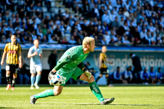 Häckens målvakt Peter Abrahamsson