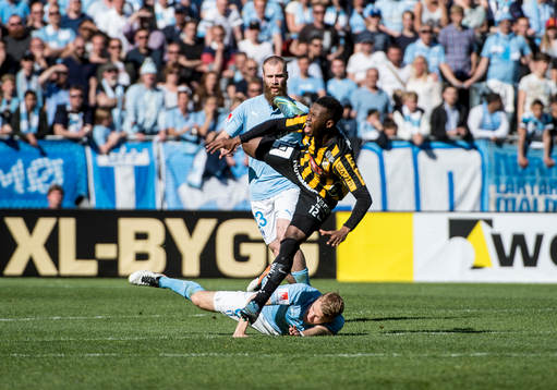Hela situationen då Malmö FFs Oscar Lewicki får rött