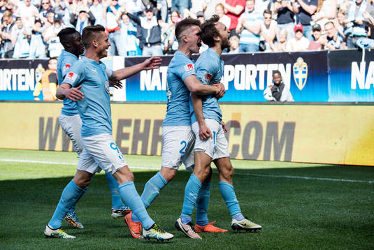 Malmö FFs Magnus Wolff Eikrem jublar