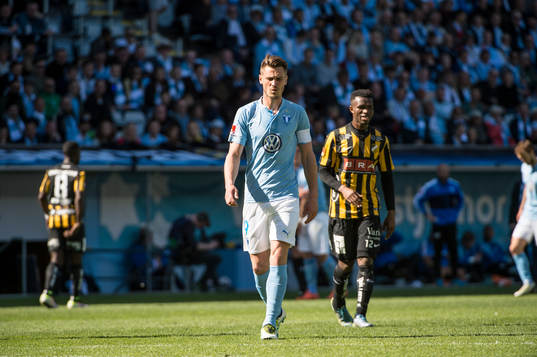 Malmö FFs Markus Rosenberg deppar