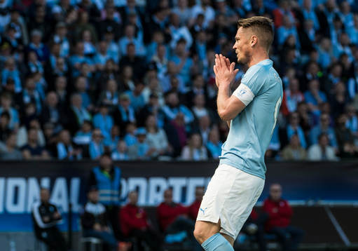 Malmö FFs Markus Rosenberg deppar