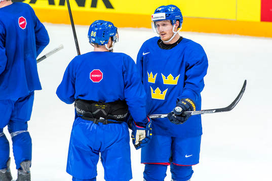 Linus Klasen i samla med Gustav Nyquist