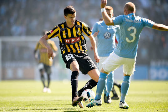 Häckens Alexander Jeremejeff och Malmö FFs Anton
