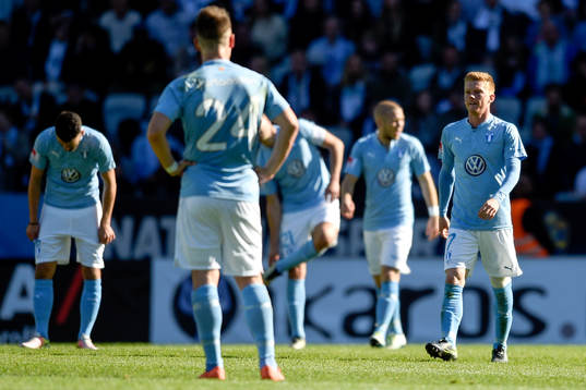 Malmö FFs Anders Christiansen deppar