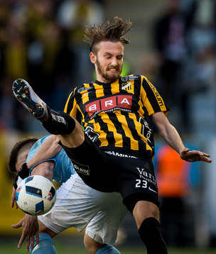 Häckens Simon Sandberg och Malmö FFs Vidar Örn