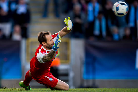 Malmö FFs målvakt Johan Wiland