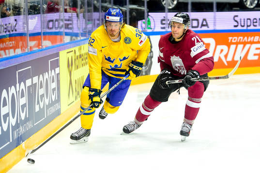 Sveriges Magnus Nygren och Lettlands Gunars Skvorcovs