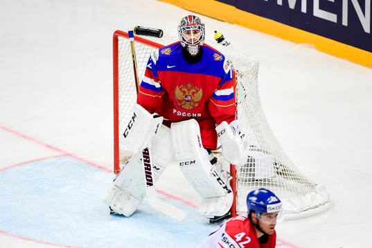 Rysslands målvakt Sergei Bobrovski