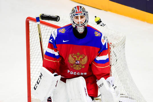Rysslands målvakt Sergei Bobrovski