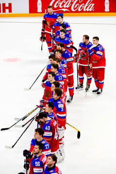 Rysslands spelare  deppar