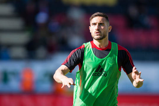 Östersunds Sotirios Papagiannopoulos värmer upp