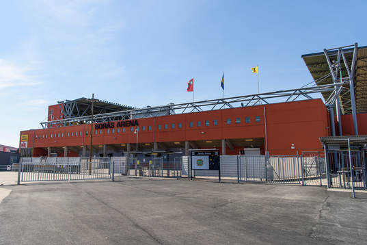 Exteriör på Borås arena