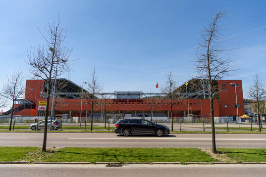 Exteriör på Borås arena