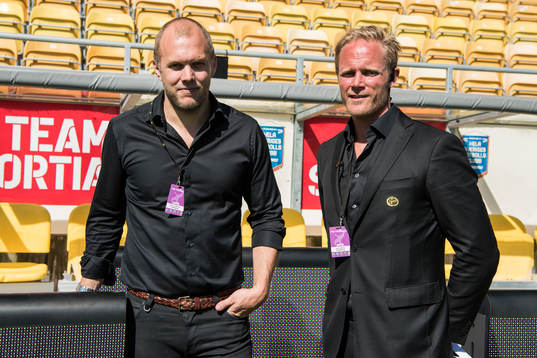 Elfsborgs säkerhetsansvariga Martin Andersson och Johan