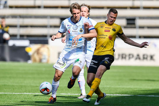 Elfsborgs Viktor Claesson och Gefles Johan Oremo