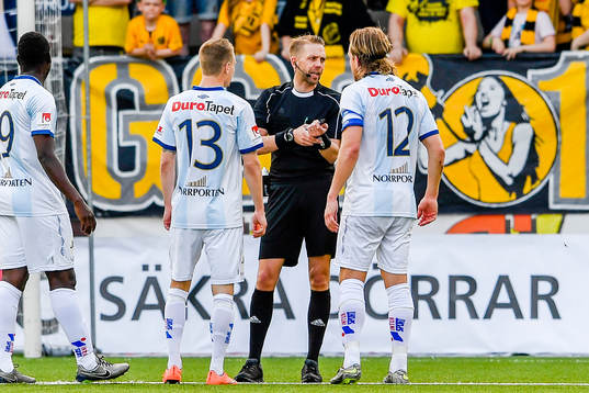 Gefles Johan Bertilsson och Anders Bååth  i samtal med