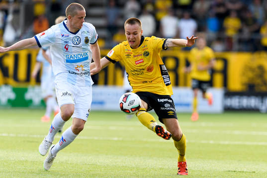 Elfsborgs Viktor Prodell och Gefles Anton Lans