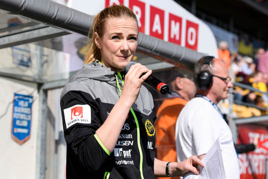 Elfsborgs läkare Matilda Lundblad fick vara speaker