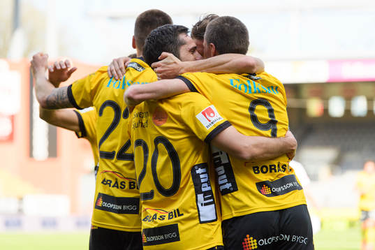 Elfsborgs spelare jublar
