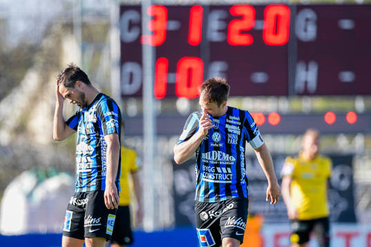 Sirius Ante Björkebaum och Niklas Busch Thor deppar