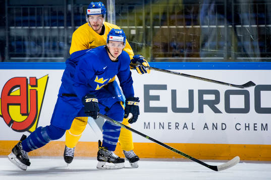 Oscar Fantenberg och Mikael Backlund