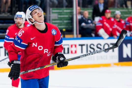 Norges Mathis Olimb deppar