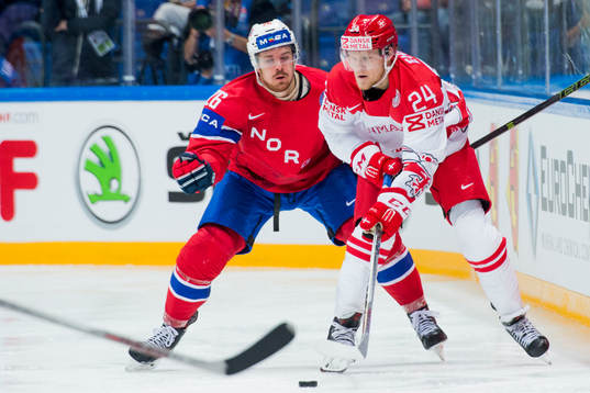 Norges Kristian Forsberg och Danmarks Nikolaj Ehlers