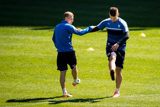 Oscar Lewicki och Vidar Örn Kjartansson