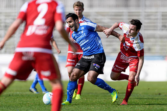 Halmstads Mohammed Ali Khan och Degerfors Ronny Sabo