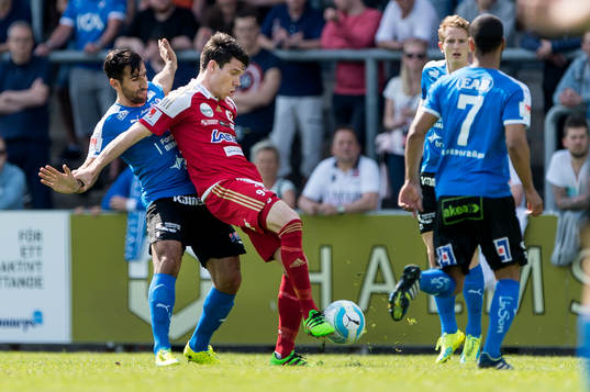 Halmstads Mohammed Ali Khan och Degerfors Alexander