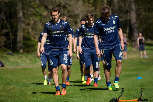 IFK Göteborgs Tobias Hysén och Mikael Boman