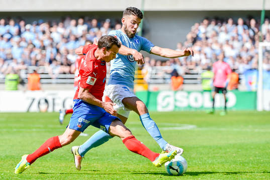 Malmö FFs Erdal Rakip och Helsingborgs Anton Wede