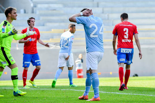 Malmö FFs Vidar Örn Kjartansson deppar