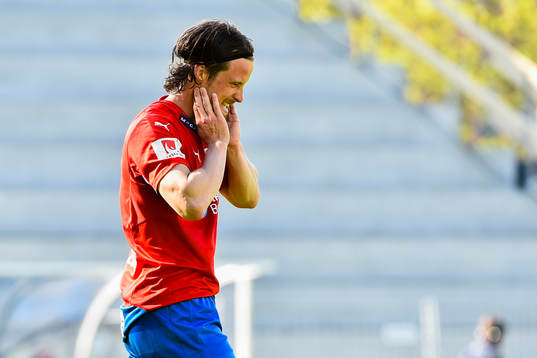 Helsingborgs Linus Hallenius deppar