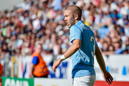 Malmö FFs Anton Tinnerholm deppar