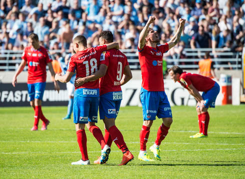 Helsingborgs Jordan Larsson, Matthew Rusike och