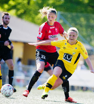 s Saga Ollerstam och Ältas Josefin Steger