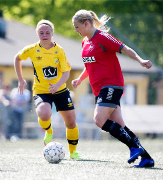 s Johanna Ejdelind och Ältas Josefin Steger