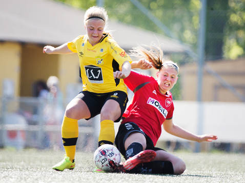 s Saga Ollerstam och Ältas Josefin Steger