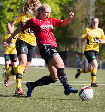 s Johanna Ejdelind och Ältas Malin Sandin
