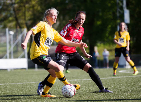 s Malin Gunnarsson och Ältas  Astrid Larsson