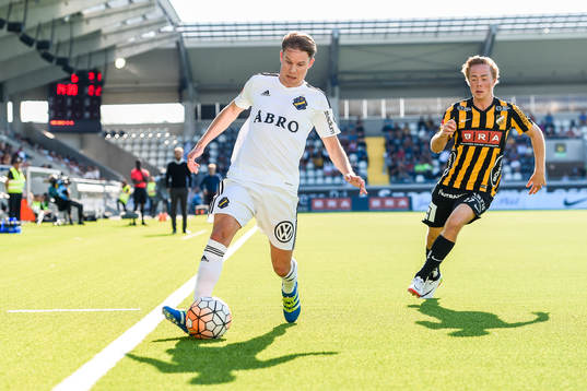 s Johan Blomberg och Häckens Joel Andersson