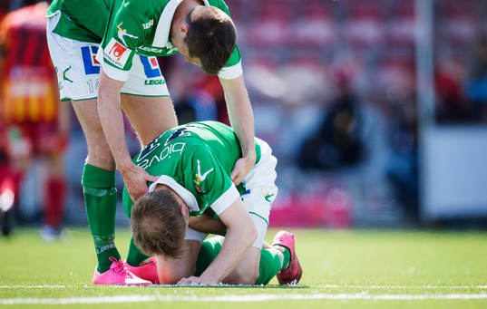 Ljungskiles Jakob Olsson har ont
