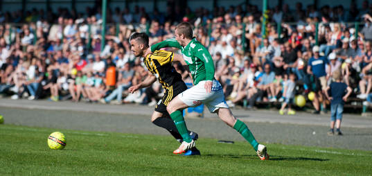 IFK Hässleholms Florent Stagova i matchen i division 2